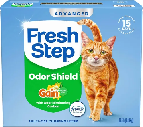 Miniatura 12 de Fresh Step Arena para gatos aglomerante, para varios gatos, control de olores de larga duración con carbón activado, fórmula baja en polvo, 14 libras