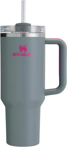 Miniatura 47 de STANLEY Quencher H2.0 FlowState - Vaso térmico de acero inoxidable con aislamiento al vacío, vaso con tapa y pajita para agua, té o café helado