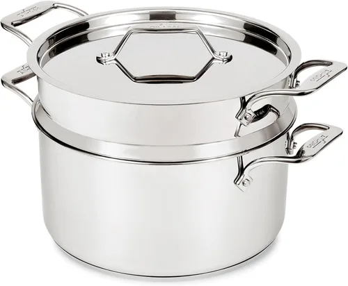 Miniatura 12 de All-Clad Essentials - Colador antiadherente anodizado duro de 7 cuartos de galón, apto para horno, colador de pasta con asa, ollas y sartenes