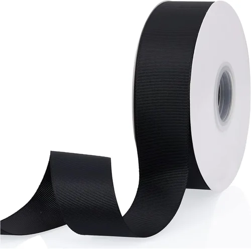 Miniatura 83 de Cinta de grogrén de doble cara de color liso azul bebé de 1-1/2 pulgadas x 50 yardas para envolver regalos, bodas, fiestas, manualidades, lazos