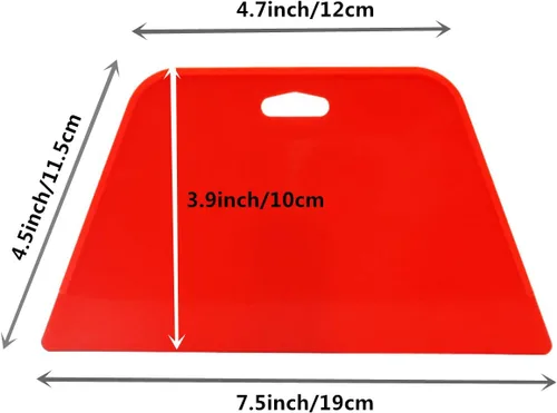 Miniatura 3 de CARTINTS Herramientas de alisado de papel tapiz Raspador duro de plástico para papel tapiz adhesivo Aplicación de papel de contacto Instalación