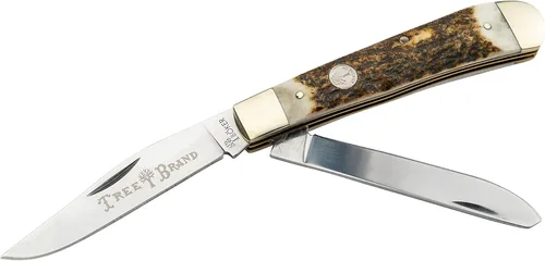 Miniatura 12 de BÖKER Serie Tradicional 2.0 Trapper, Hojas Duales CPM-D2, Junta Deslizante, Fabricado en Solingen, Alemania (Modelos 2024)