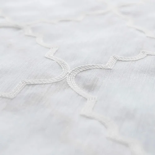 Miniatura 7 de Cortinas traslúcidas blancas de 84 pulgadas de largo, cortinas traslúcidas con bolsillo para barra para sala de estar, dormitorio, 2 paneles, 52x84