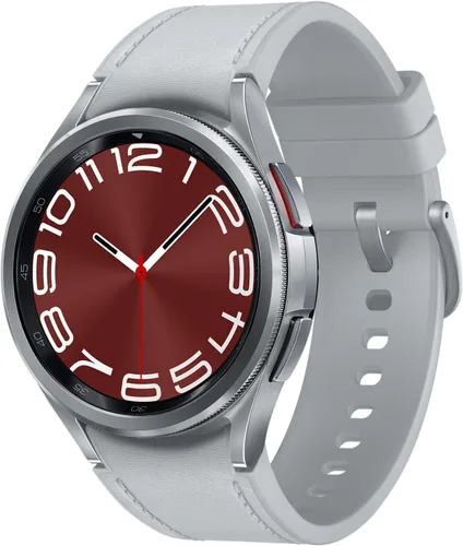 SAMSUNG Galaxy Watch 6 Classic - Reloj inteligente de acero inoxidable de 1.693 in con monitor de fitness, monitor de corazón, sensor BIA,