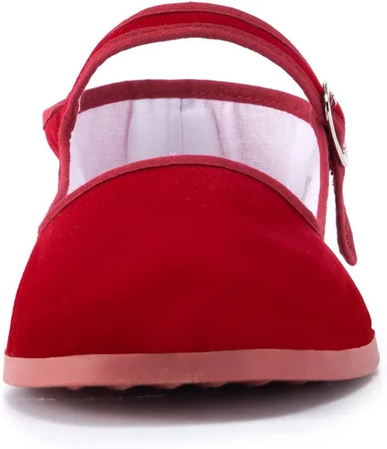 Miniatura 3 de SAEEKO Zapatos clásicos de China para mujer, zapatos casuales de muñeca de China, algodón Mary Janes, Zapatos chinos de Tai Chi, zapatillas