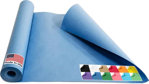 Miniatura 28 de Papel kraft negro de 18 x 1200 pulgadas (100 pies), 45 libras de grosor, reciclable hecho en Estados Unidos, 16 rollos
