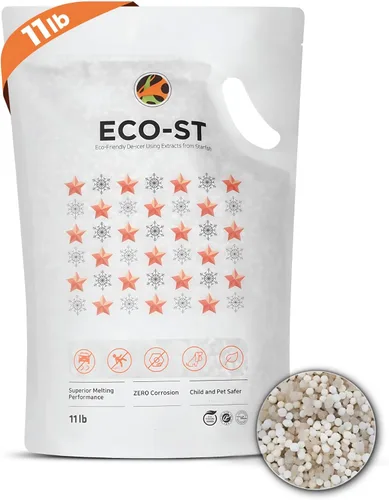 Eco-St Derretidor de Hielo Seguro para Hormigón - De Acción Rápida - Derretidor de Nieve Anticorrosivo Seguro para Mascotas - Efectivo a -30℉ (5kg)
