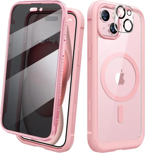 Miniatura 121 de Diaclara - Funda compatible con iPhone 11, carcasa resistente de cuerpo completo con protector de pantalla integrado sensible al tacto y Transparente