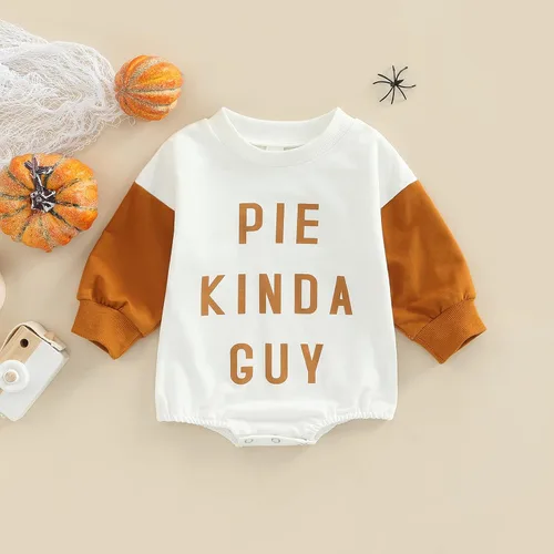 Miniatura 50 de FYBITBO Traje de Halloween para recién nacido, niña y niño, espeluznante temporada, mameluco con burbujas para otoño, Halloween, ropa de bebé