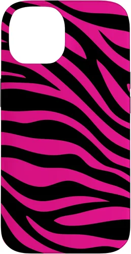 Miniatura 4 de Zebra Animal Print Pattern Black and Pink Cute Phone Case for iPhone 17