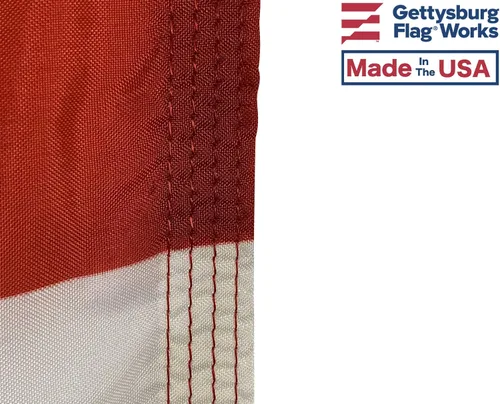 Miniatura 4 de Bandera del Estado de Georgia de 2 x 3 pies, nailon para todo tipo de clima y costuras reforzadas en el extremo de la mosca, fabricada en Estados