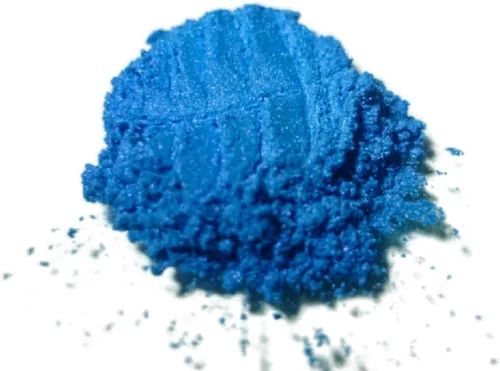 Pigmento en polvo de mica "azul iridiscente" de 153g/5.4oz (Epoxi, pintura, color, arte) Black Diamond Pigments