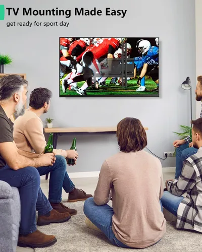 Miniatura 6 de Soporte fijo de pared para televisores de pantalla plana de 14 a 43 pulgadas, soporte de montaje de TV de perfil bajo que soporta 55 libras, soporte