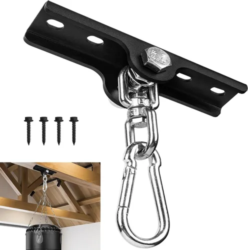 Colgador de saco de boxeo pesado, gancho de viga de madera para colgar bolsas pesadas, soportes giratorios de 360° para entrenamiento de boxeo, Muay