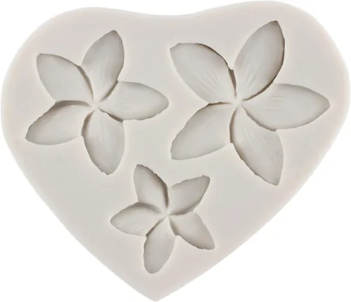 Miniatura 6 de Sijiangmold Frangipani - Molde de silicona para flores de plumeria, molde de flores de peonía, molde de flores de pensamiento para decoración