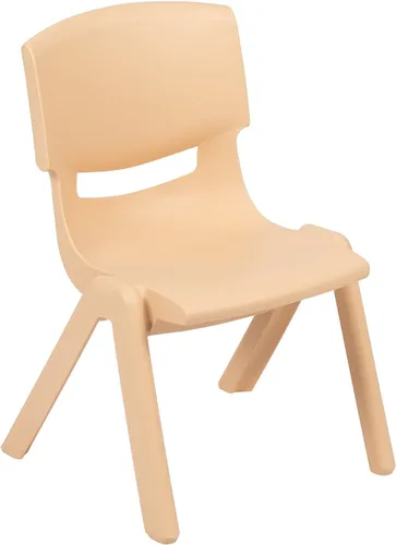 Miniatura 5 de Flash Furniture Emmy - Juego de mesa rectangular de plástico natural ajustable con 4 sillas, 23.625 pulgadas de ancho x 47.25 pulgadas de largo