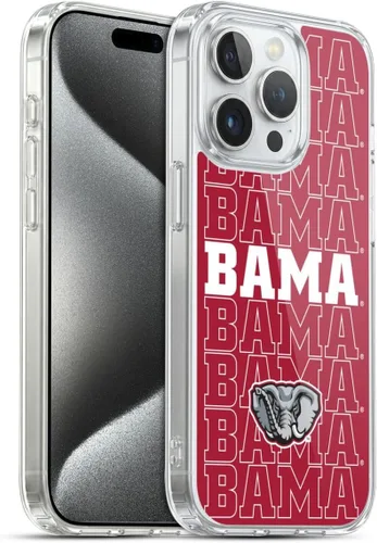 Miniatura 266 de Head Case Designs Funda de gel suave con licencia oficial de la Universidad de Alabama UA Collage compatible con Apple iPhone 13 Pro Max