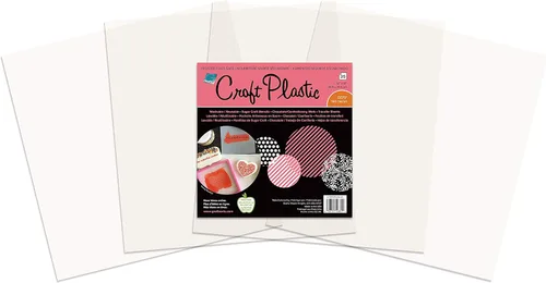 Miniatura 6 de Grafix Película plástica segura para alimentos, película gruesa translúcida, perfecta para plantillas de manualidades de azúcar, decoración