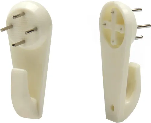 Miniatura 18 de MroMax Percha de pared dura para herrajes, sujetadores y ganchos, montaje en pared, gancho sin marcas, ganchos para marcos de fotos, 100