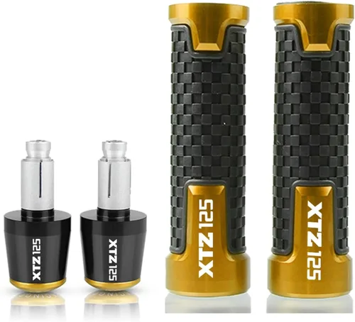 Miniatura 7 de Motocicleta para Yamaha XTZ 125 XTZ125 2014 2015 Accesorios de motocicleta Agarraderas Manillar Bar Sets Agarraderas Grip Extremos Plug 7/8 '' 0.866