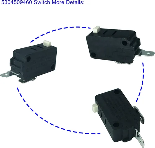 Miniatura 4 de LONYE 5304509459 & 5304509460 Reemplazo del interruptor de puerta de microondas para Frigidaire Electrolux Microondas 5304464098 AP6230614