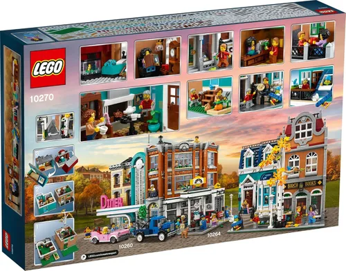 Miniatura 6 de LEGO Creator Expert Bookshop 10270 - Kit de construcción modular, juego de exhibición de decoración del hogar para coleccionistas, colección