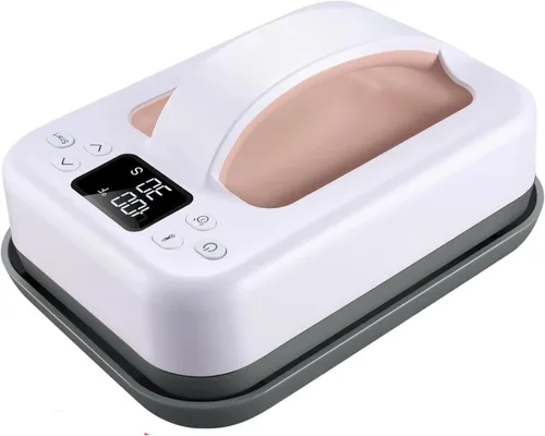 Miniatura 10 de Máquina de prensa de calor para camisetas, mini prensa de calor portátil de 7 x 5 pulgadas, calor rápido y uniforme, máquina impresora de camisetas