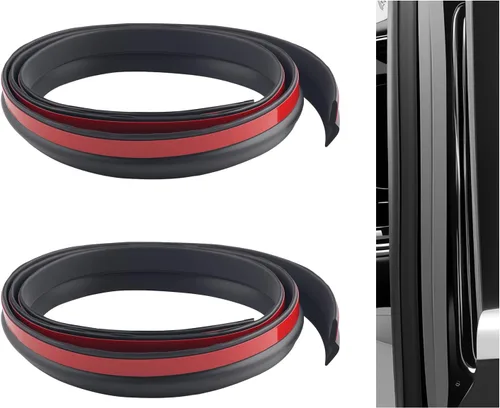 2 sellos para puerta de automóvil de 3.28 pies, burlete grueso para la puerta del automóvil para protección contra el ruido y el polvo,