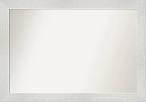 Miniatura 55 de Amanti Art Espejo de pared blanco de 30 x 42 pulgadas, espejo de baño rectangular blanco para decoración de pared de sala de estar, marco Parlor