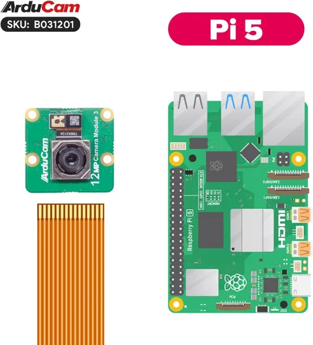 Miniatura 7 de Arducam para Raspberry Pi Cámara Módulo 3, 12MP IMX708 75 ° (D) Autofocus Noir Pi Cámara V3