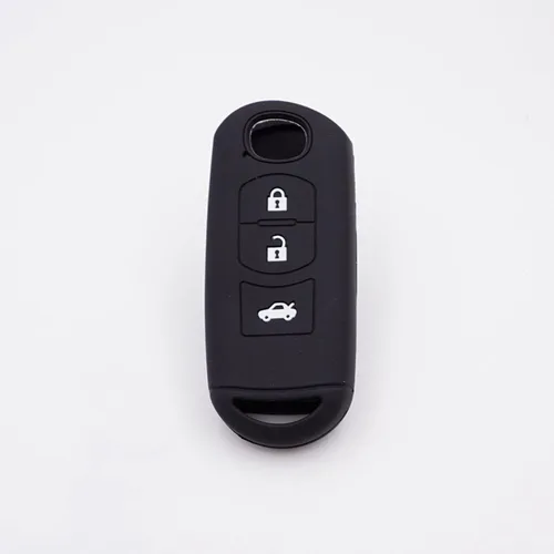 Miniatura 2 de Funda para llave de coche para Mazda 2/3/5/6 CX-3 CX-5 CX-7 CX-9 Miata MX5 2018-2020, funda de silicona para llave remota de 2/3/4 botones