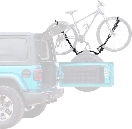 Miniatura 4 de Let's Go Aero TireBiter 2-Bike VRack Carrier para neumáticos de repuesto Compatible con cámara de respaldo (modelo B00987)
