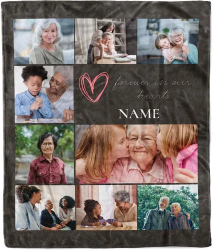 Miniatura 23 de Manta personalizada para la abuela a mi nieta, regalo para mamá y abuela, regalo de nietos, regalos para abuela, manta personalizada con foto