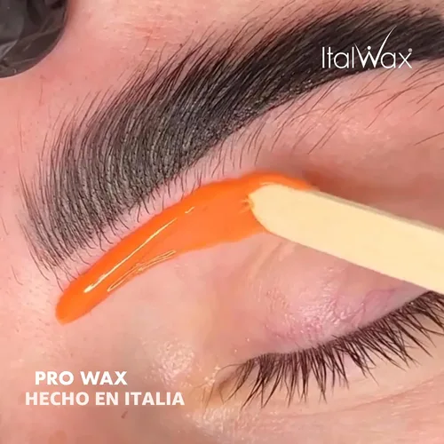 Miniatura 6 de Italwax Top Line Cera Dura Coral 1.65 lb (750g) – Textura Cremosa Naranja Intensa con Agarre Fuerte, Ideal para Bikini y Cabello Grueso, Aplicación