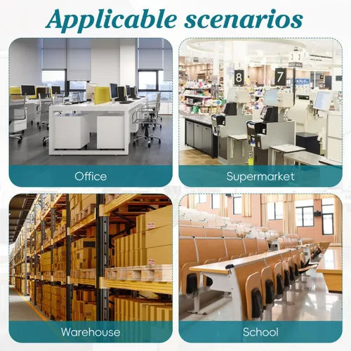 Miniatura 7 de Estante para tarjetas de 28 tiempos, soporte para tarjetas de tiempo, montado en la pared, organizador colgante para oficina, almacén, fábrica