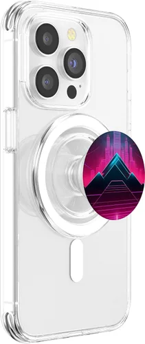 Miniatura 3 de Retrowave 80s Vaporwave Synthwave PopSockets MagSafe PopGrip for iPhone