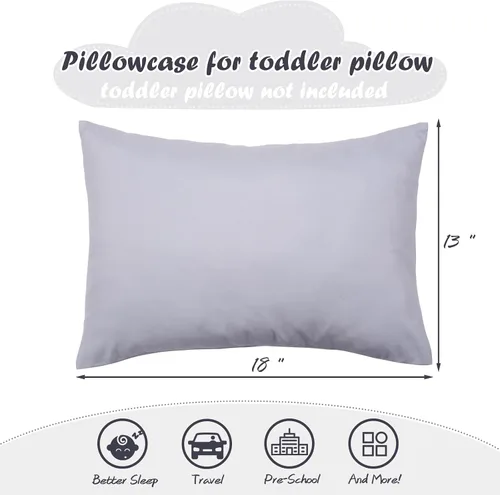 Miniatura 4 de UOMNY Fundas de almohada para niñas pequeñas 13X18 12x16 14x19 Funda de almohada para bebé paquete de 2 fundas de almohada pequeñas para almohada