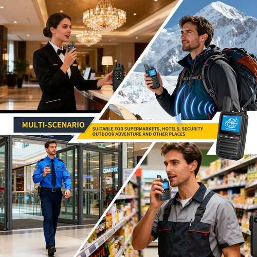 Miniatura 8 de KAYOTOM Radios bidireccionales de alcance ilimitado gratuito de por vida, comunicación global rápida PTT Pulsar para hablar y escuchar a través
