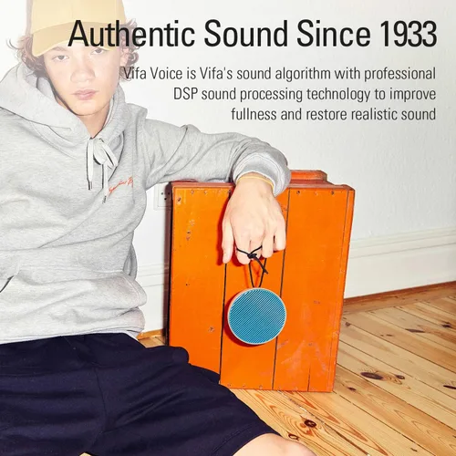 Miniatura 7 de Vifa Altavoz Bluetooth de la ciudad, altavoz inalámbrico portátil, Bluetooth 5.0/emparejamiento dual/IPX4 impermeable, audio de alta fidelidad