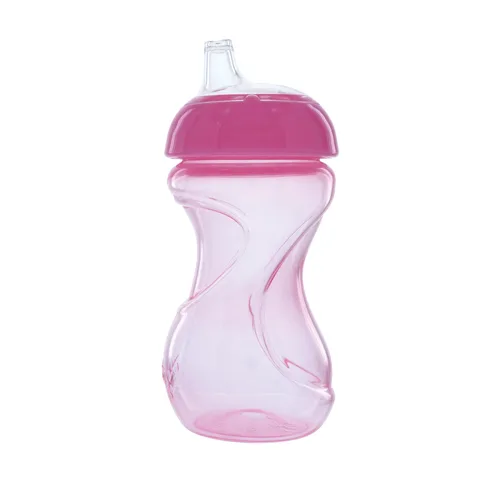 Miniatura 2 de Nuby Mini Gripper - Vaso de silicona suave con boquilla de 6 onzas sin derrames, 6 onzas, para niñas, 6 meses