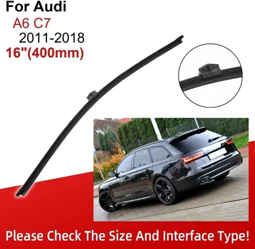 Miniatura 3 de Compatible con Audi A6 C7 2011-2018 26 + 21 pulgadas + 16 pulgadas limpiaparabrisas delantero trasero escobillas, escobillas, accesorios de cortador