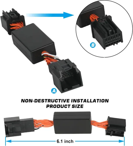 Miniatura 5 de Eliminador de parada de arranque automático para Jeep Wrangler JL JLU 2018-2024, cable de sistema de motor Plug Play de fácil instalación