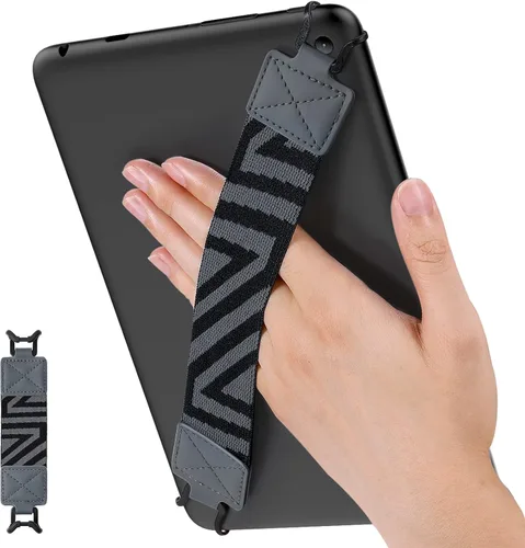 Miniatura 26 de MoKo Correa de mano de seguridad para tablet de 9 a 11 pulgadas, iPad/IP-ad Pro/iPad Air/Kindle Fire HD/Samsung, correa de mano versátil de alta