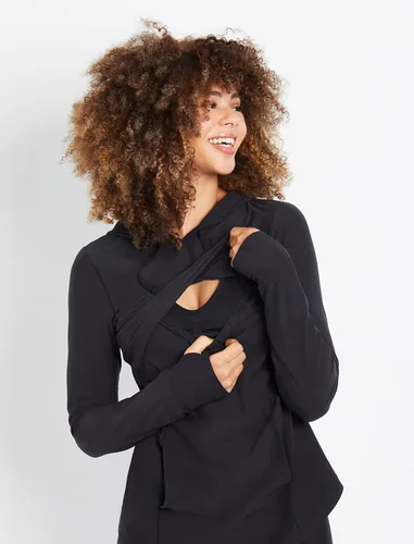 Miniatura 4 de Motherhood Maternity Sudadera con capucha de lactancia para mujer