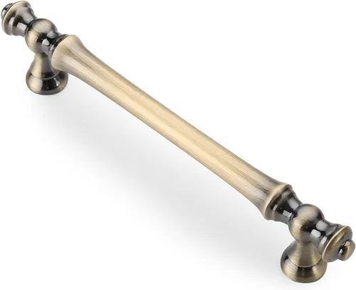 Miniatura 30 de Asidrama 1 paquete de 3 pulgadas (2.992 in) de latón cepillado, tiradores dorados para gabinete de cocina, accesorios para gabinetes de cocina