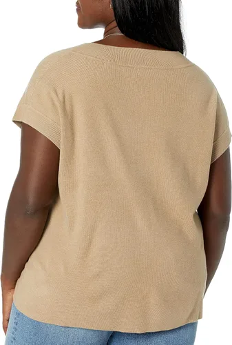 Miniatura 6 de The Drop Chaleco tipo suéter Zhen con cuello en V para mujer