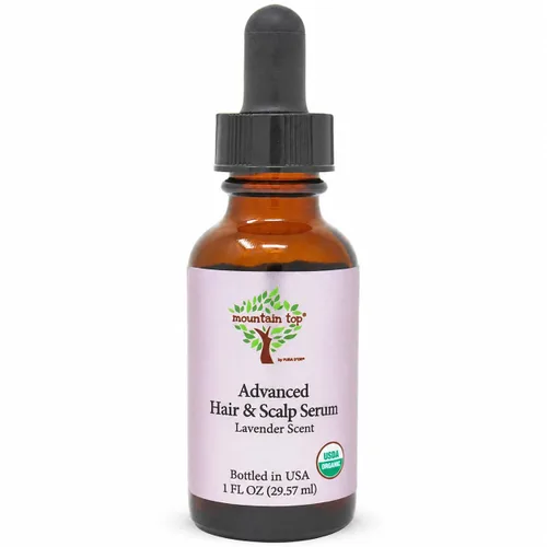Miniatura 7 de PURA D'OR Advanced Hair & Scalp Serum 3.38 oz – Para adelgazamiento del cabello con triple péptido de cobre, cafeína, mezcla de extracto botánico
