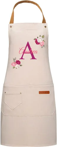 Miniatura 10 de DIY Custom Name & Initial Kitchen Apron for Men & Women