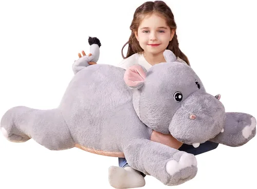 Miniatura 12 de IKASA Juguete de peluche de conejo gigante, conejito grande de 30 pulgadas, juguetes de peluche para niños y niñas