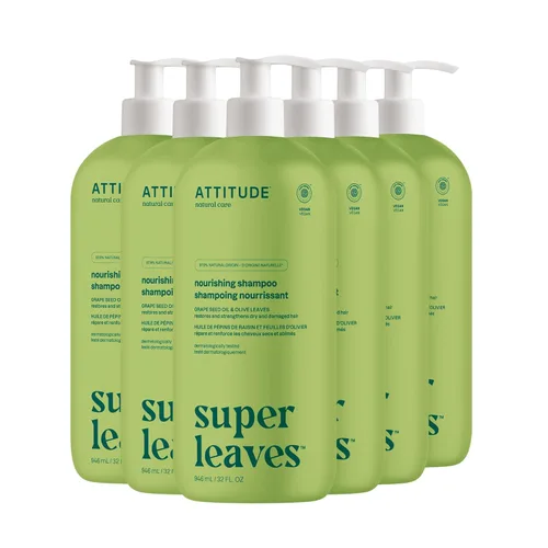 Miniatura 12 de ATTITUDE Colorlast Champú para el cabello, verificado por EWG, para cabello teñido, protege el color, ingredientes derivados de forma natural